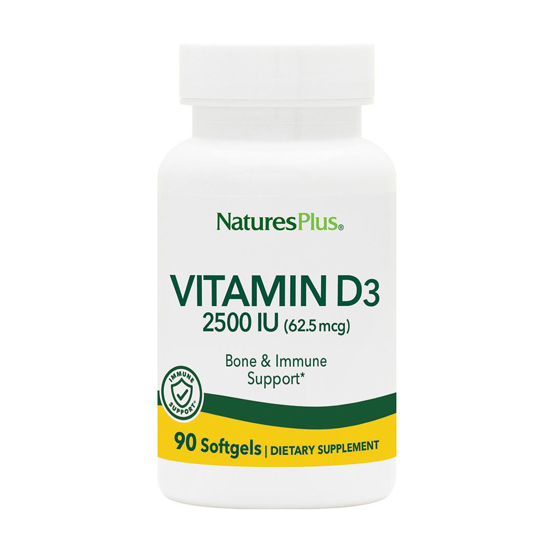 Вітамін Д3 NaturesPlus Vitamin D3 3 2500 МО, 90 капсул